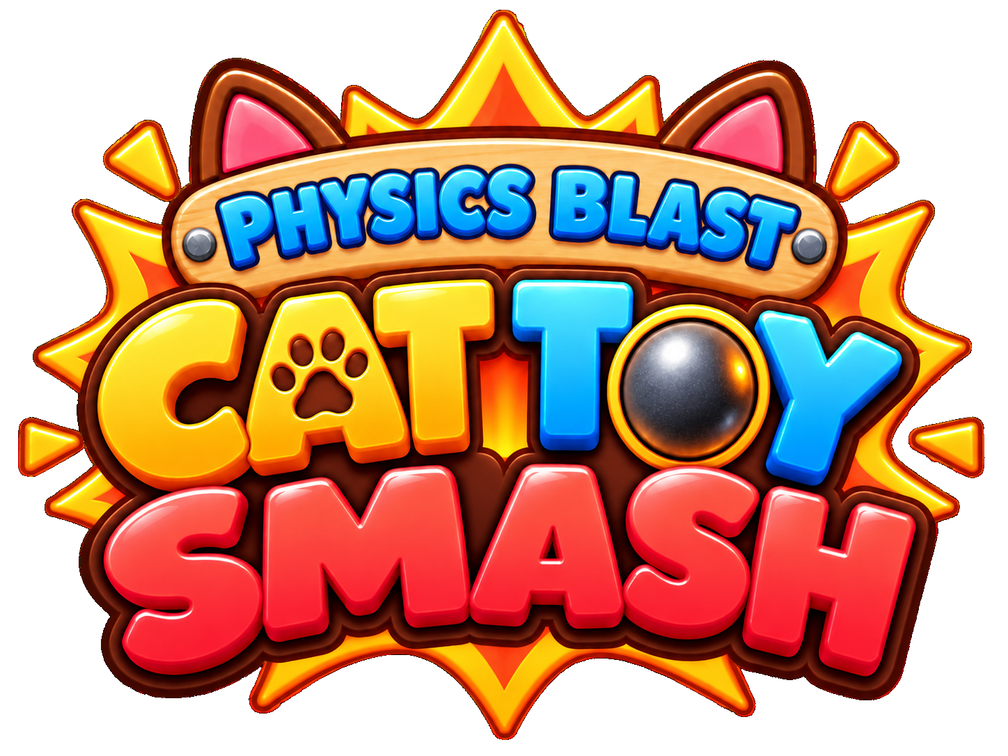 Physics Blast: Cat Toy Smash logo